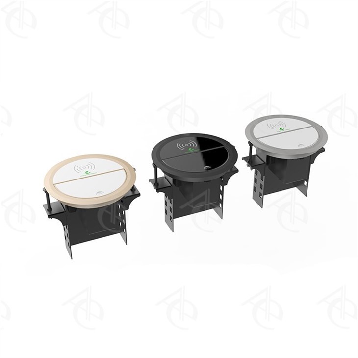 Clamshell Multimedia Bordladestasjon med skjulte porter